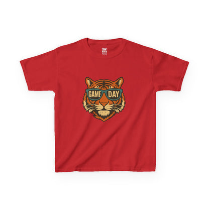 Kids Tee - Game Day Tigers Mascot T Shirt, Spirit Wear for Kids, Back to School