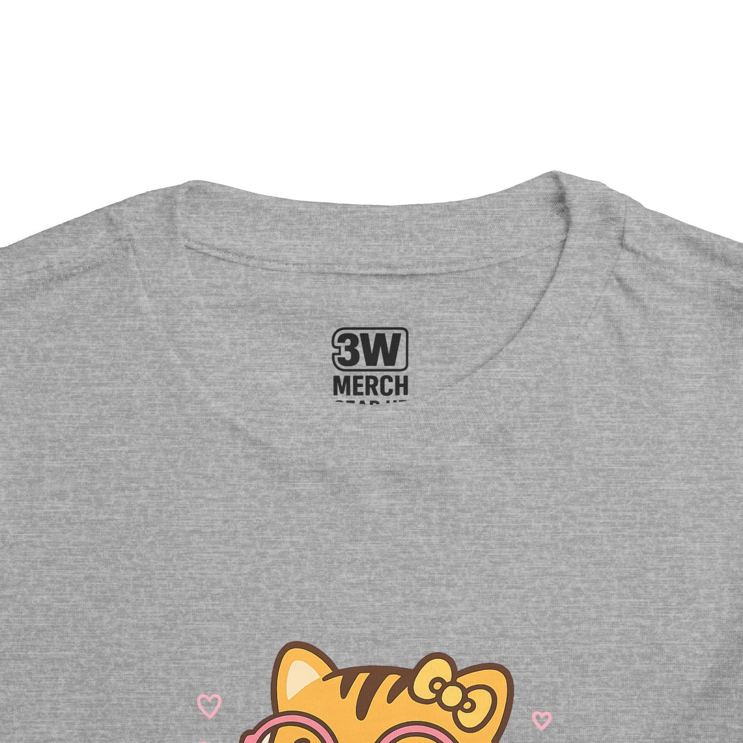 Cute Tiger Pride Toddler Tee, Kids' Short Sleeve Shirt, Animal Lover Gift, Back to School, Birthday Celebration