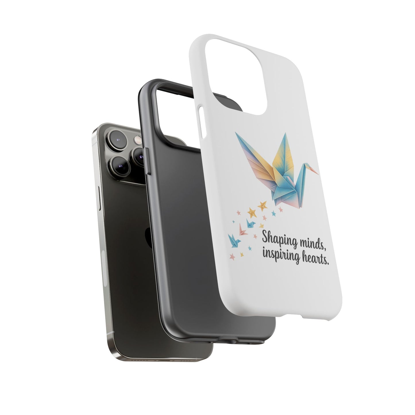 Phone Case: Inspirational Origami Crane Design, Unique Cell Cover, Motivational Gift, Custom Phone Protector, Perfect for Students & [...]