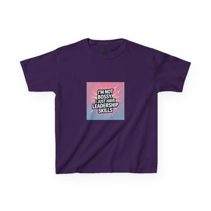 Leadership Skills Kids Tee, Funny Slogan T Shirt, Gift for Young Leaders, Motivational Wear, Birthday Gift, Inspirational Kids Apparel
