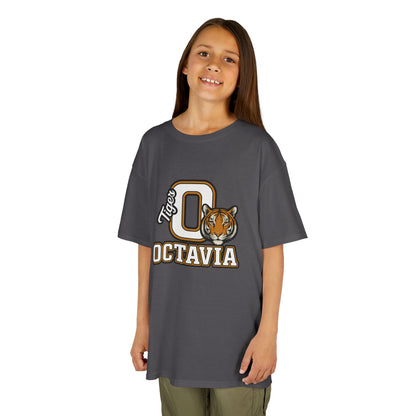 Personalized Tiger Mascot T-Shirt – Custom Name Varsity Style School Spirit Tee, Sports Team Pride Shirt, Gift for Kids & Adults