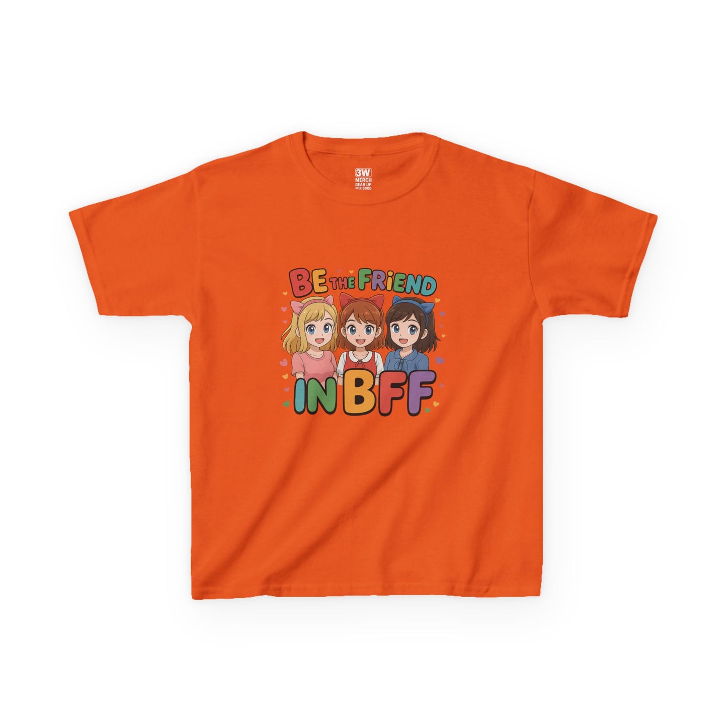 Kids Tee Be the FRIEND in BFF best friendT-shirt, Motivational Wear, Fun Kids Clothing