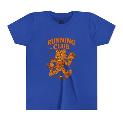 Youth Running Club Tee, Sporty Kids T-Shirt, Activewear for Boys & Girls, Perfect Gift for Young Athletes, Cute Running Shirt