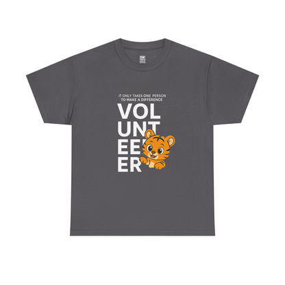 Volunteer Tiger T-Shirt, Super Soft, Customizable, garment-dyed