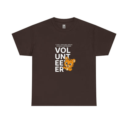 Volunteer Tiger T-Shirt, Super Soft, Customizable, garment-dyed