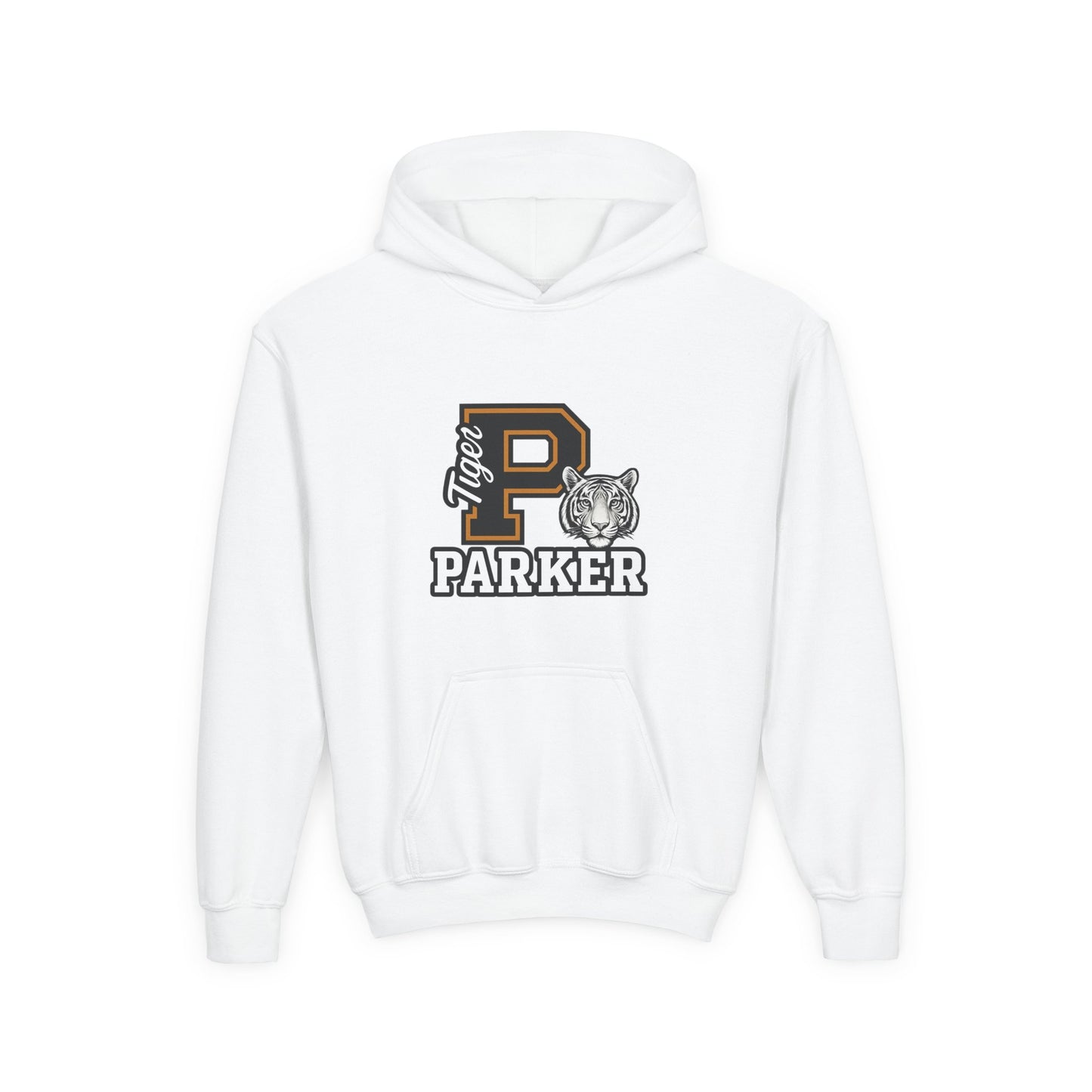 Personalized Youth Tiger Hoodie,Sweatshirt for Kids, Perfect Gift for Birthdays, Sports Events, and Back-to-School