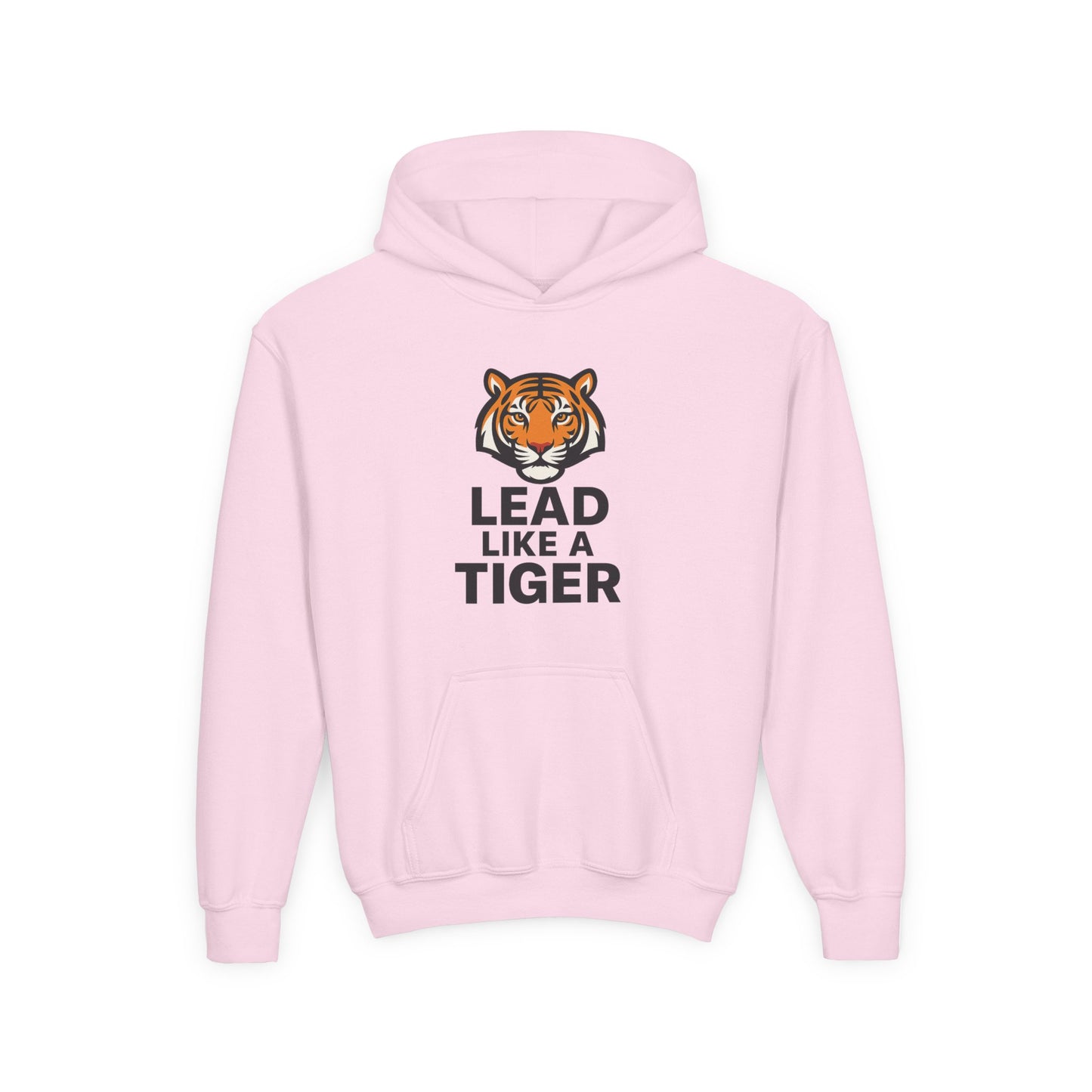 Lead Like a Tiger Hoodie – Motivational School Spirit Youth Heavy blend Sweatshirt