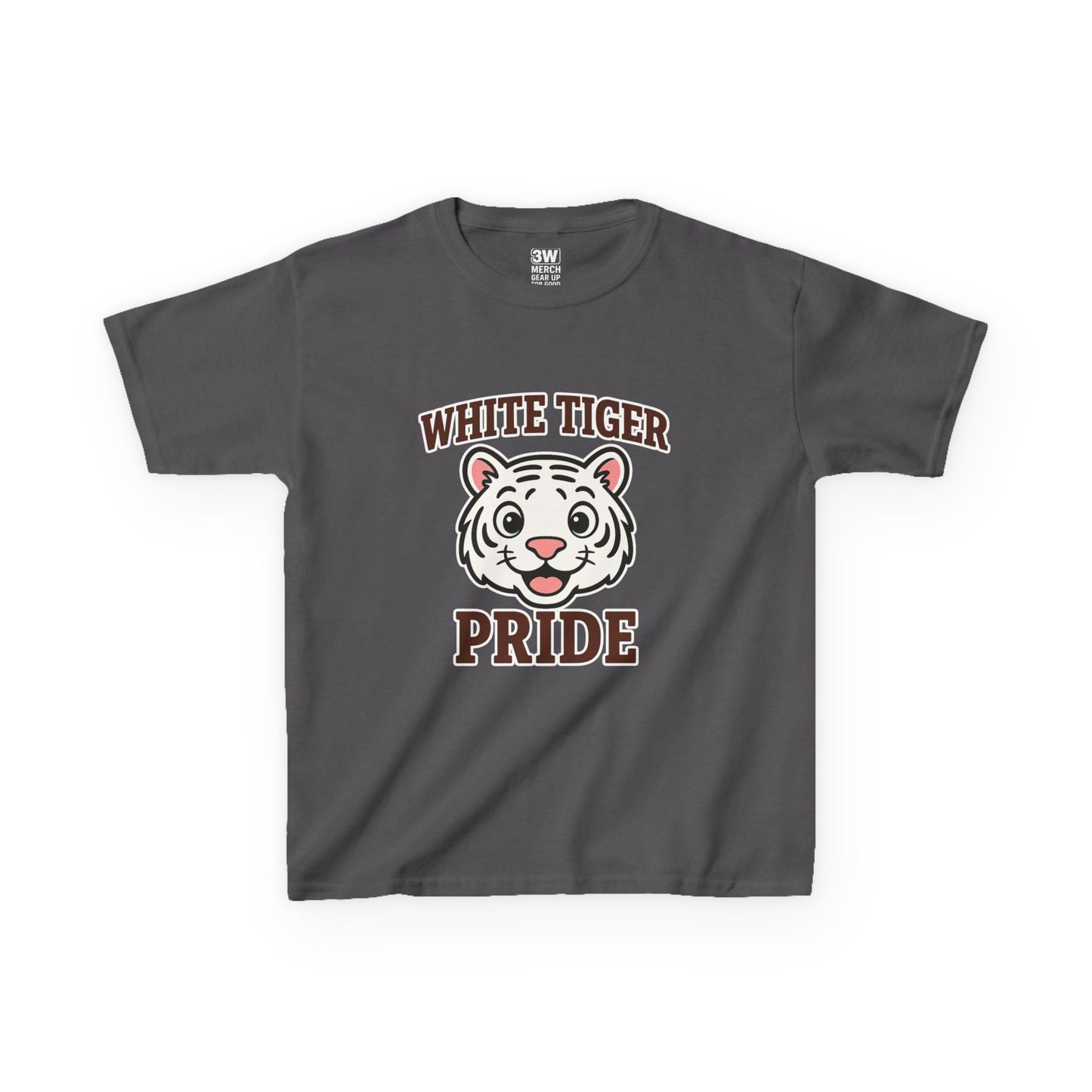 White Tiger Pride T-Shirt - Kids Softstyle Tee