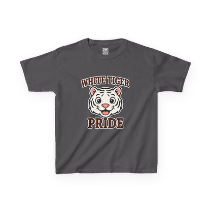 White Tiger Pride T-Shirt - Kids Softstyle Tee