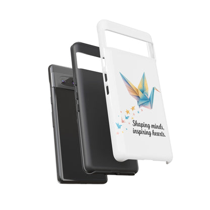 Phone Case: Inspirational Origami Crane Design, Unique Cell Cover, Motivational Gift, Custom Phone Protector, Perfect for Students & [...]