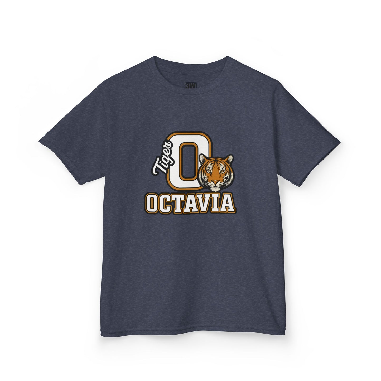 Personalized Tiger Mascot T-Shirt – Custom Name Varsity Style School Spirit Tee, Sports Team Pride Shirt, Gift for Kids & Adults