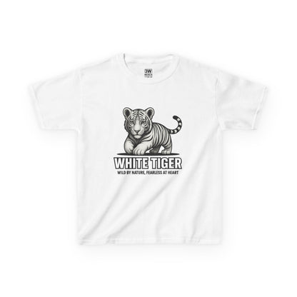 White tiger kids t-shirt