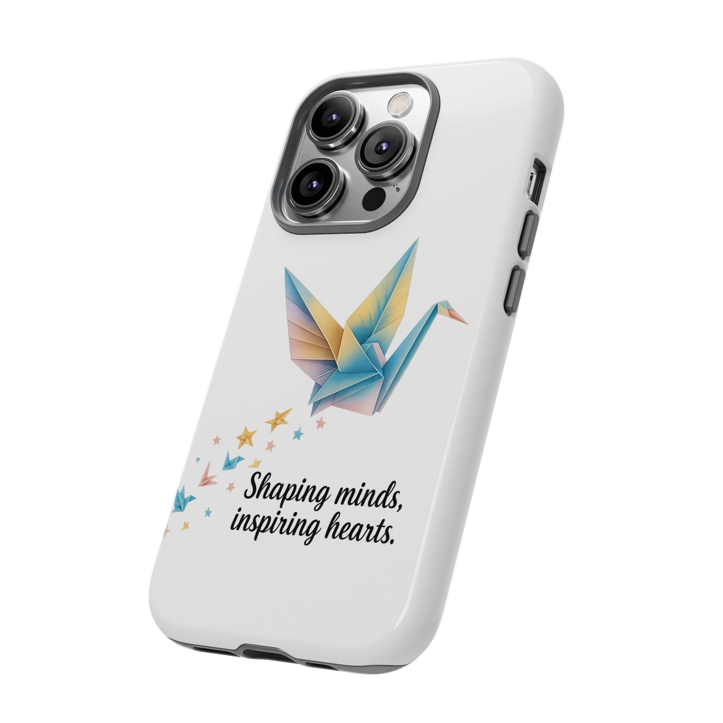 Phone Case: Inspirational Origami Crane Design, Unique Cell Cover, Motivational Gift, Custom Phone Protector, Perfect for Students & [...]