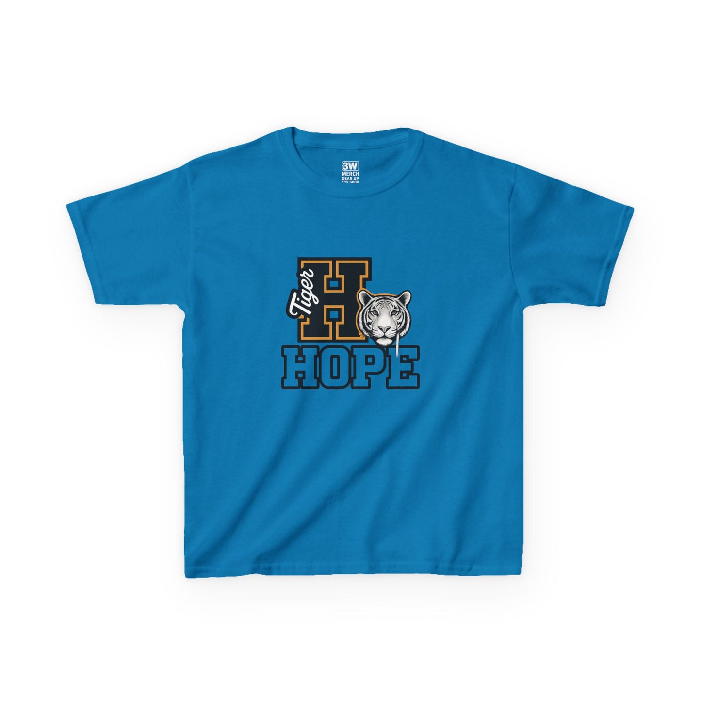 Tiger Hope Kids Tee, Fun Children's Shirt, Supportive Tiger Graphic Tee, Perfect for Birthdays, School Events, Youth Apparel