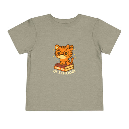 100th Day of School Tiger Spirit Tee – Cute Back-to-School Pride Shirt for Kids