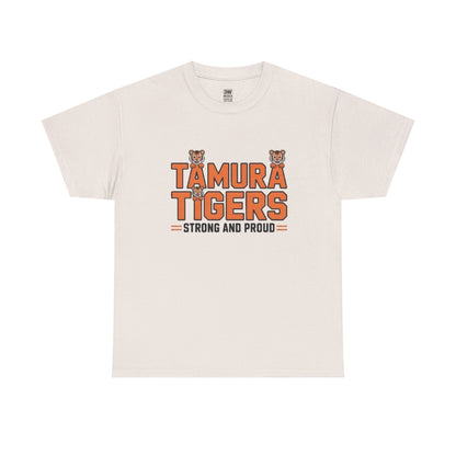 Adult Tiger Print Unisex Tee - Tamura Tigers Design