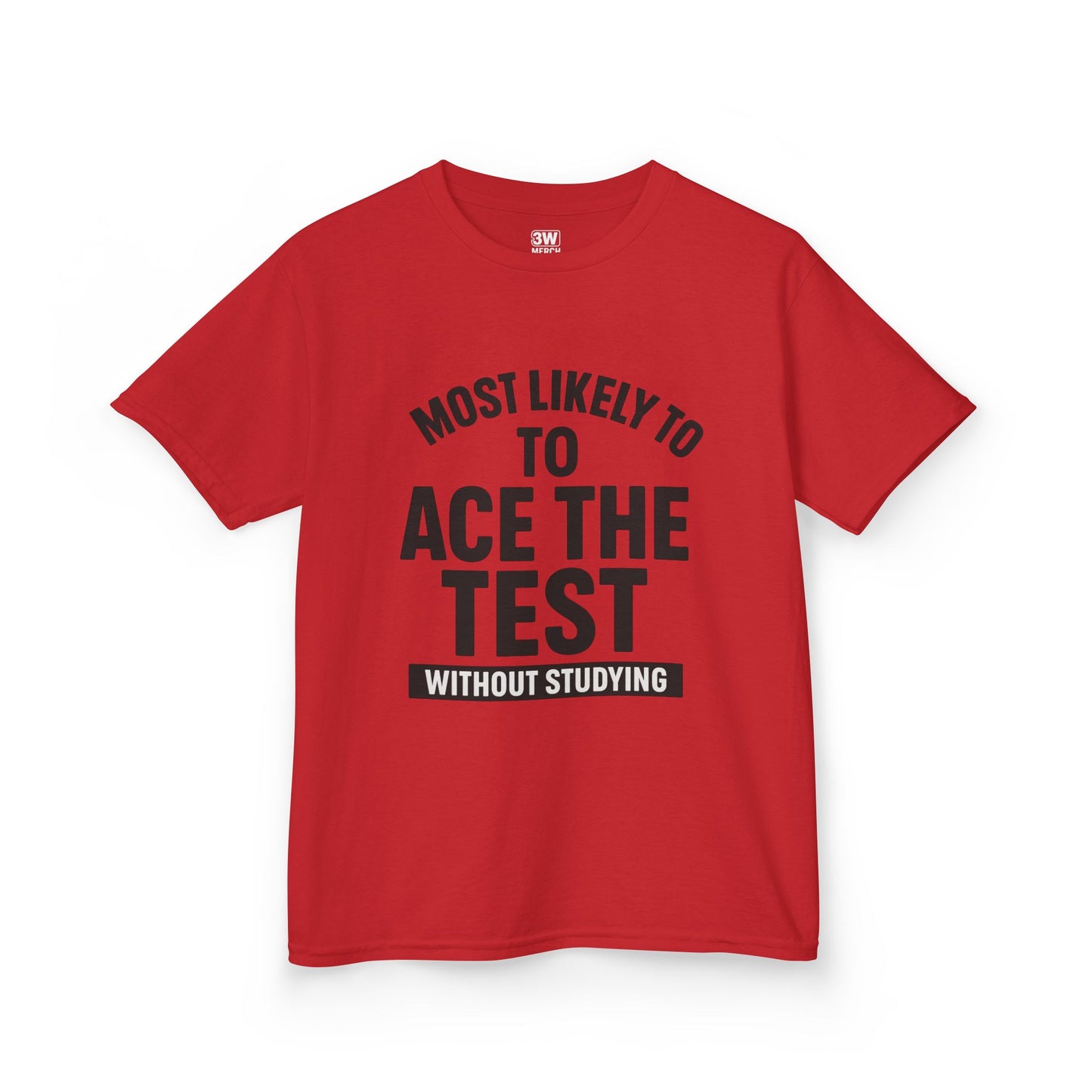Most Likely to Ace the Test Kids Tee, Motivational Kids Shirt, Back to School Gift, Funny Teacher Gift, Classroom Humor T-Shirt