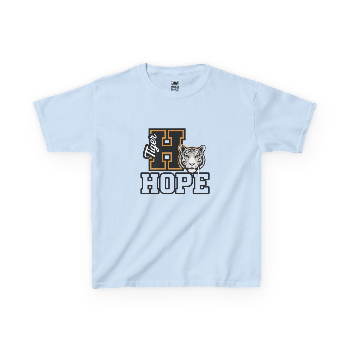 Tiger Hope Kids Tee, Fun Children's Shirt, Supportive Tiger Graphic Tee, Perfect for Birthdays, School Events, Youth Apparel