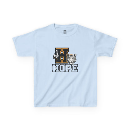 Tiger Hope Kids Tee, Fun Children's Shirt, Supportive Tiger Graphic Tee, Perfect for Birthdays, School Events, Youth Apparel