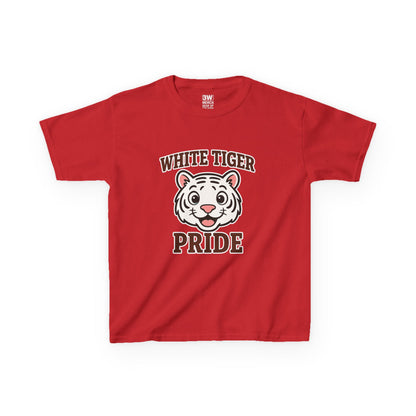 White Tiger Pride T-Shirt - Kids Softstyle Tee
