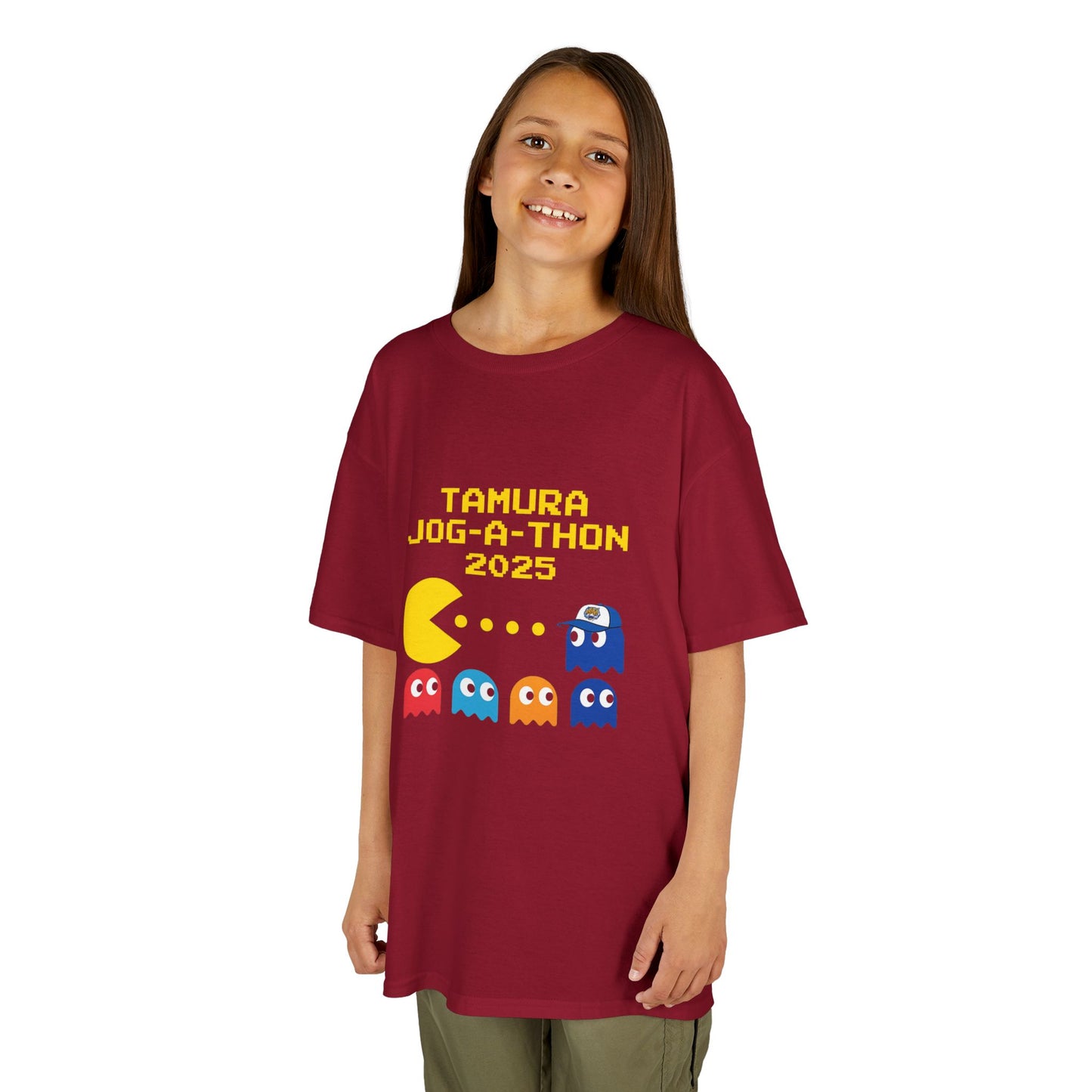 Custom Tamura Jog-A-Thon 2025 Retro PAC-MAN Shirt | School Spirit Tee | Race Day Fundraiser T-Shirt | Unisex Graphic Tee