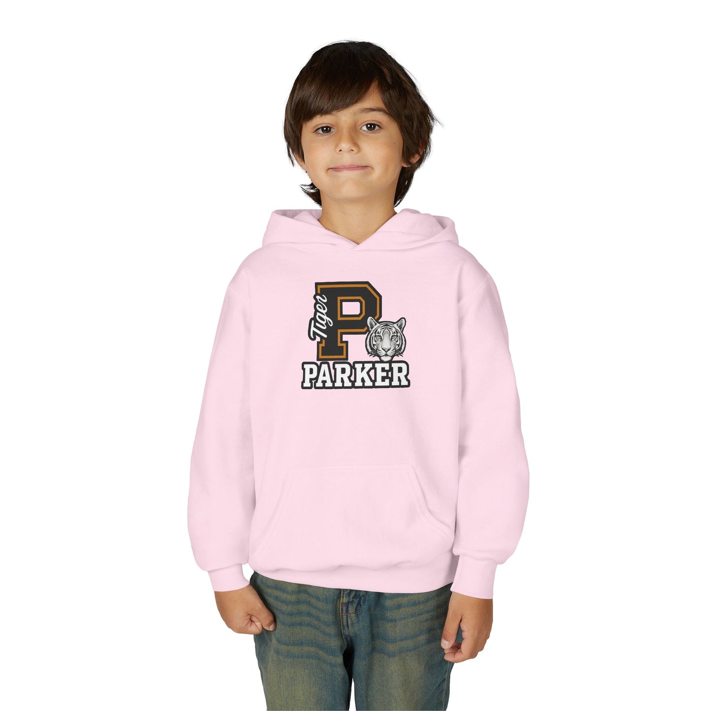 Personalized Youth Tiger Hoodie,Sweatshirt for Kids, Perfect Gift for Birthdays, Sports Events, and Back-to-School