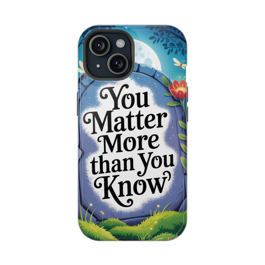 Impact-Resistant Phone Case - Encouragement Gift, Motivational Design, Phone Accessory, Self-Love Reminder, Holiday Gift