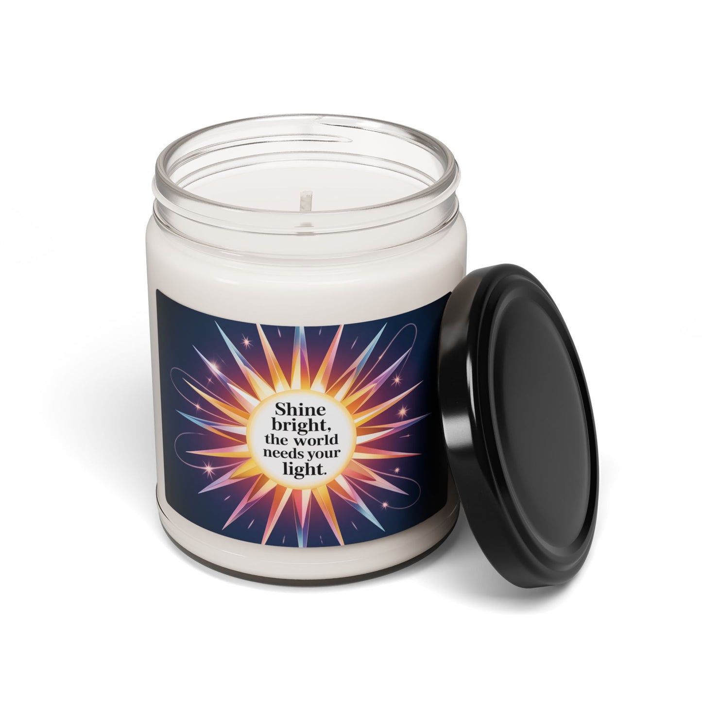 Inspirational Scented Candle - Shine Bright, Aromatherapy Candle, Self-Care Gift, Home Decor, Relaxation Aid