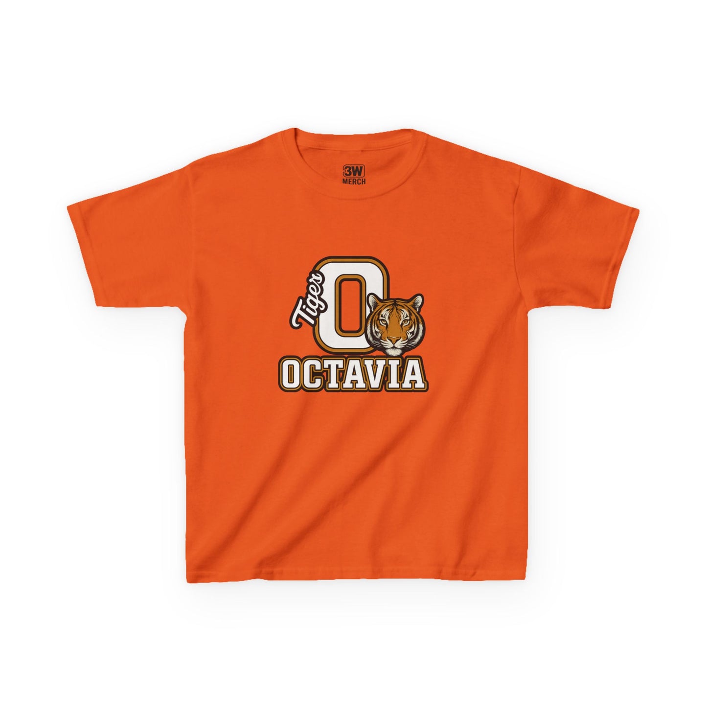 Personalized Tiger Mascot T-Shirt – Custom Name Varsity Style School Spirit Tee, Sports Team Pride Shirt, Gift for Kids & Adults