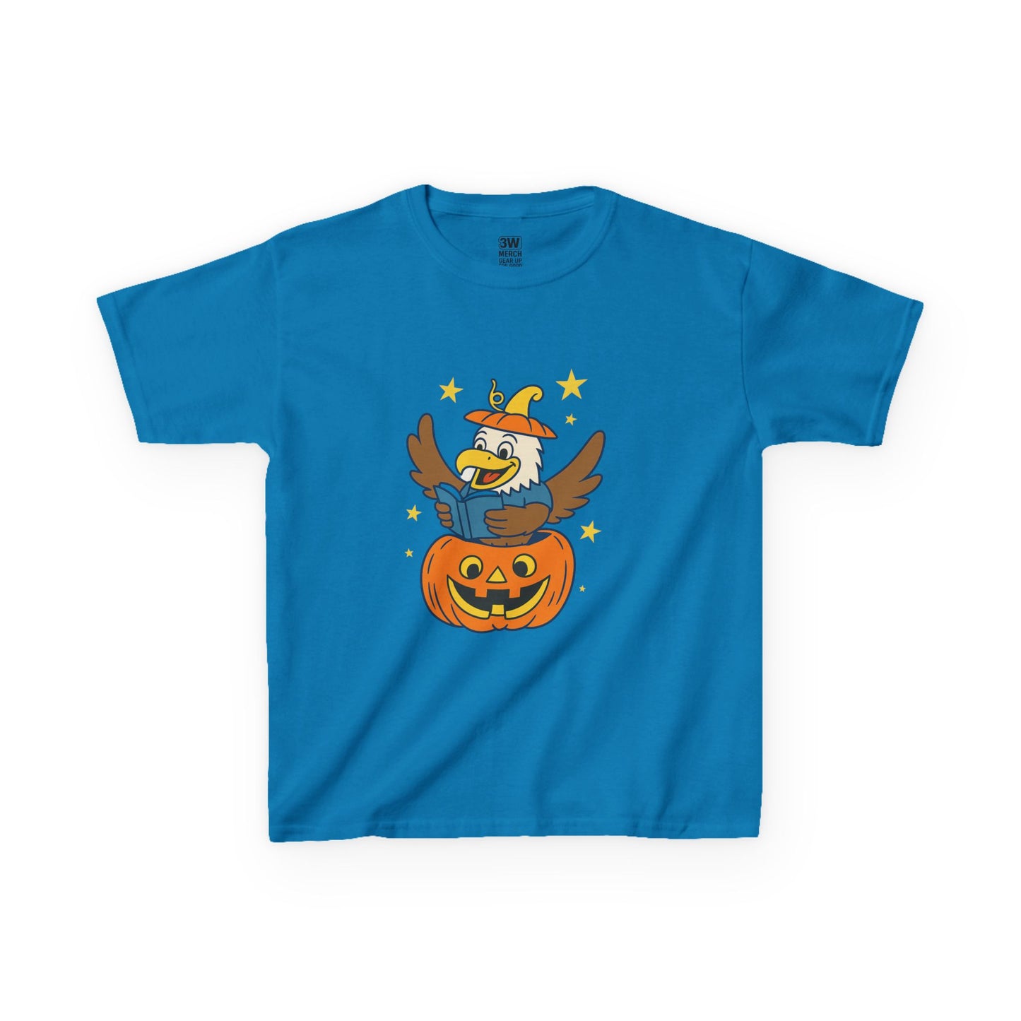 Kids Tee - Cute Eagle Halloween Pumpkin Shirt – Reading Eagle Jack-O’-Lantern Tee