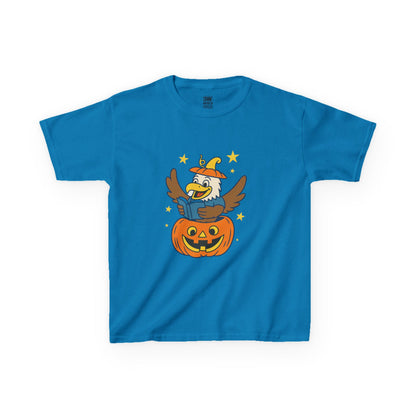 Kids Tee - Cute Eagle Halloween Pumpkin Shirt – Reading Eagle Jack-O’-Lantern Tee