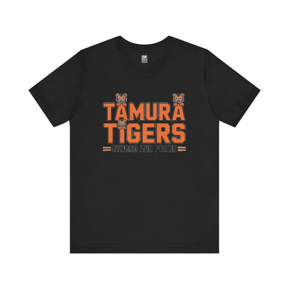 Adult Tiger Print Unisex Tee - Tamura Tigers Design