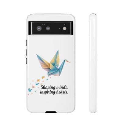 Phone Case: Inspirational Origami Crane Design, Unique Cell Cover, Motivational Gift, Custom Phone Protector, Perfect for Students & [...]
