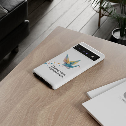 Phone Case: Inspirational Origami Crane Design, Unique Cell Cover, Motivational Gift, Custom Phone Protector, Perfect for Students & [...]