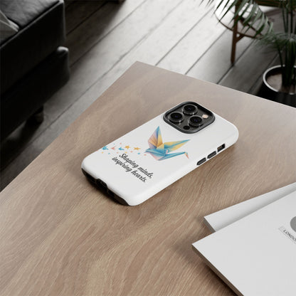 Phone Case: Inspirational Origami Crane Design, Unique Cell Cover, Motivational Gift, Custom Phone Protector, Perfect for Students & [...]
