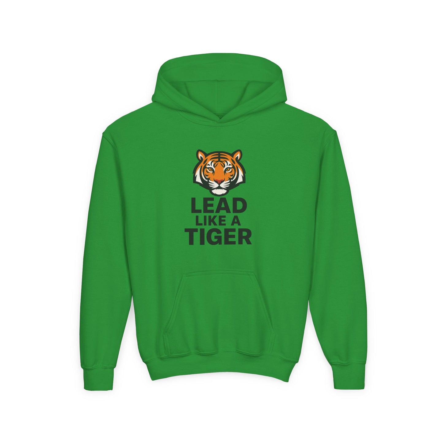 Lead Like a Tiger Hoodie – Motivational School Spirit Youth Heavy blend Sweatshirt