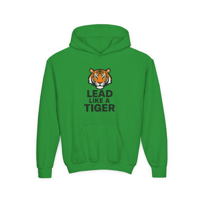 Lead Like a Tiger Hoodie – Motivational School Spirit Youth Heavy blend Sweatshirt