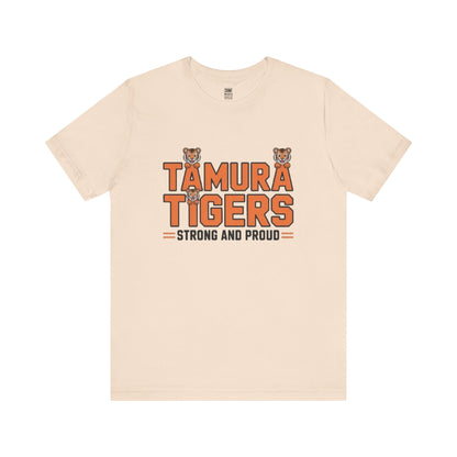 Adult Tiger Print Unisex Tee - Tamura Tigers Design