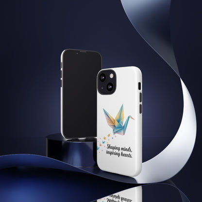 Phone Case: Inspirational Origami Crane Design, Unique Cell Cover, Motivational Gift, Custom Phone Protector, Perfect for Students & [...]
