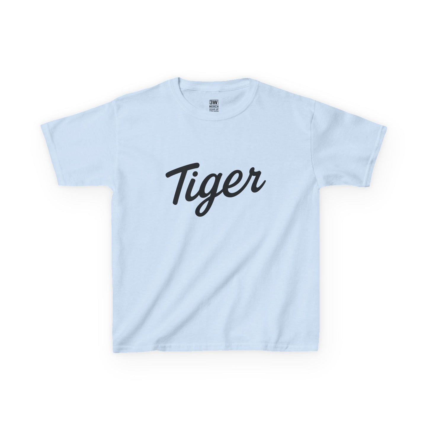 Tiger Kids Heavy Cotton Tee - Fun Kids T-Shirt, Birthday Gift, Animal Lover Apparel, Everyday Wear, Nature Enthusiast Shirt