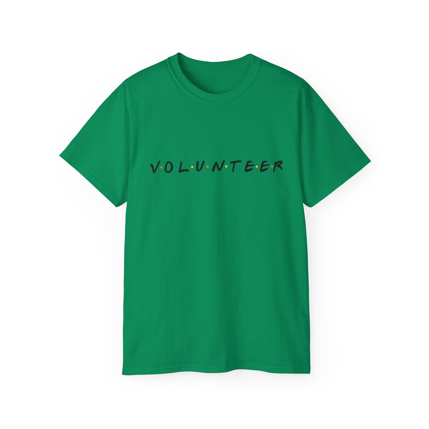 Adult Volunteer Unisex Tee, Casual Cotton Shirt, Fundraiser T-Shirt, Community Service Apparel, Gift for Volunteers, Everyday Wear