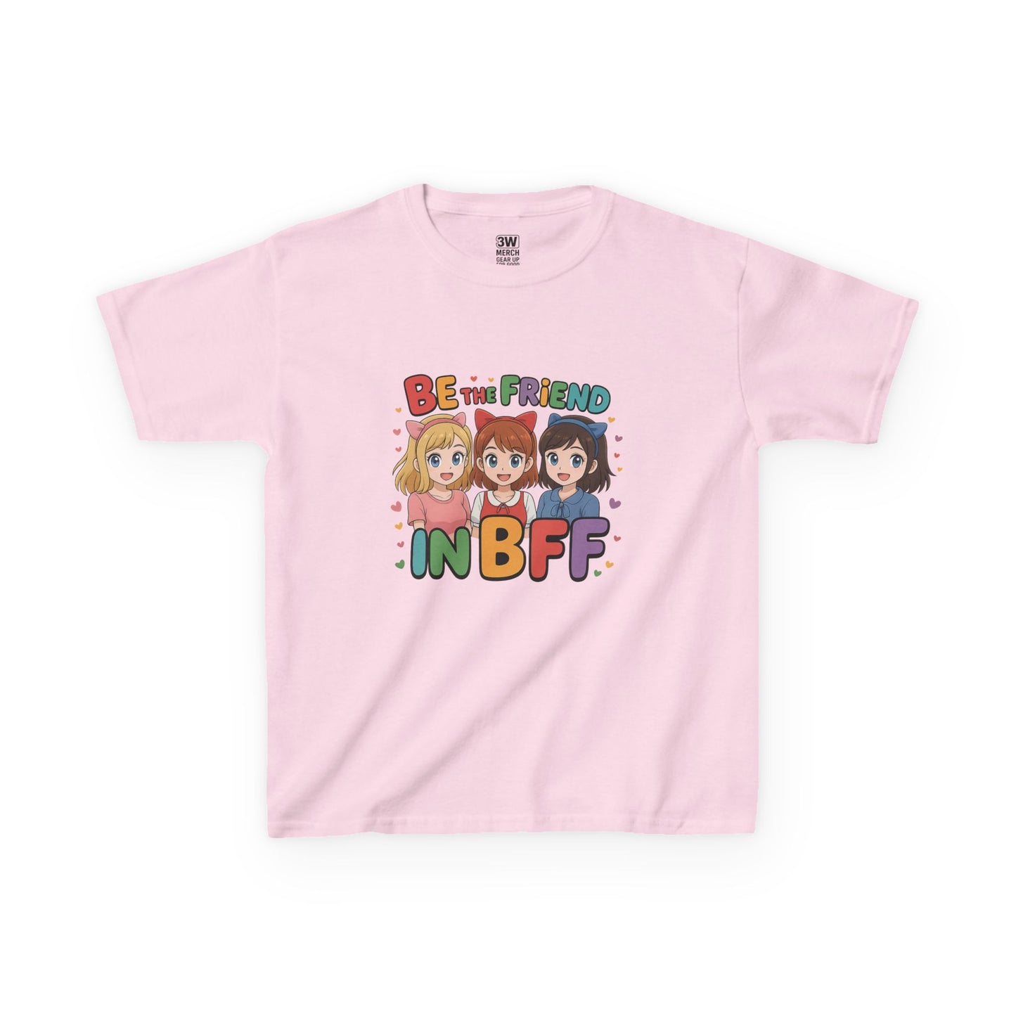 Kids Tee Be the FRIEND in BFF best friendT-shirt, Motivational Wear, Fun Kids Clothing
