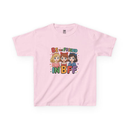 Kids Tee Be the FRIEND in BFF best friendT-shirt, Motivational Wear, Fun Kids Clothing