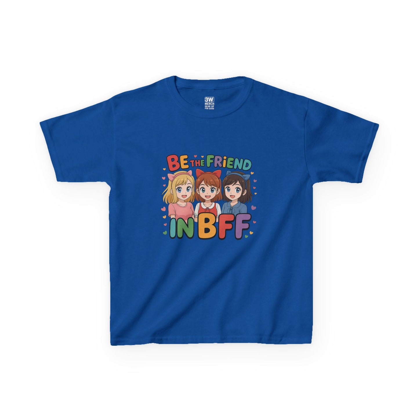 Kids Tee Be the FRIEND in BFF best friendT-shirt, Motivational Wear, Fun Kids Clothing
