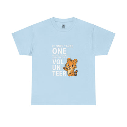 Volunteer Tiger T-Shirt, Super Soft, Customizable, garment-dyed