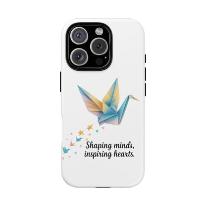 Phone Case: Inspirational Origami Crane Design, Unique Cell Cover, Motivational Gift, Custom Phone Protector, Perfect for Students & [...]