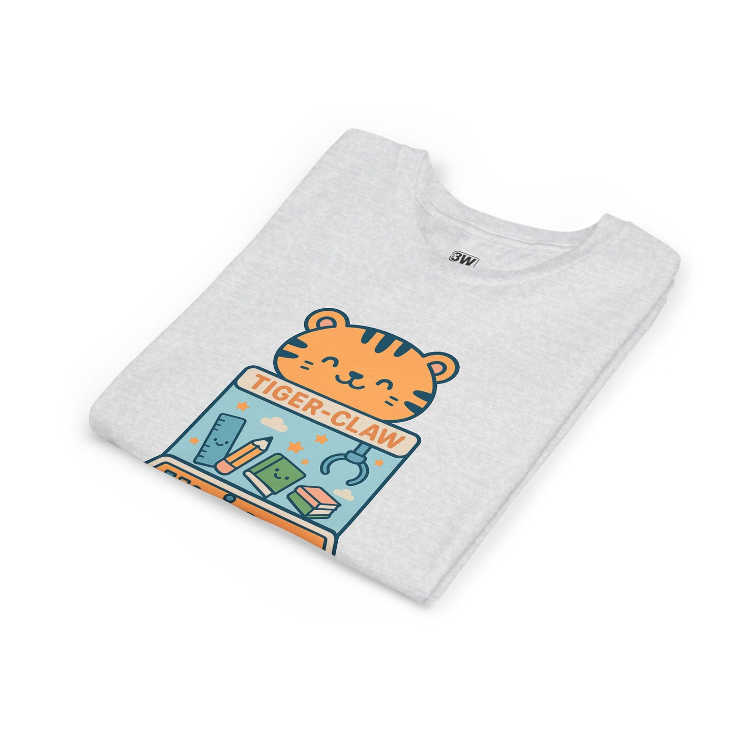 Cute Tiger-Claw Youth Tee - Fun Graphic T-Shirt for Kids, Playful Outfit, Birthday Gift, Animal Lover Shirt, Colorful Kids Apparel