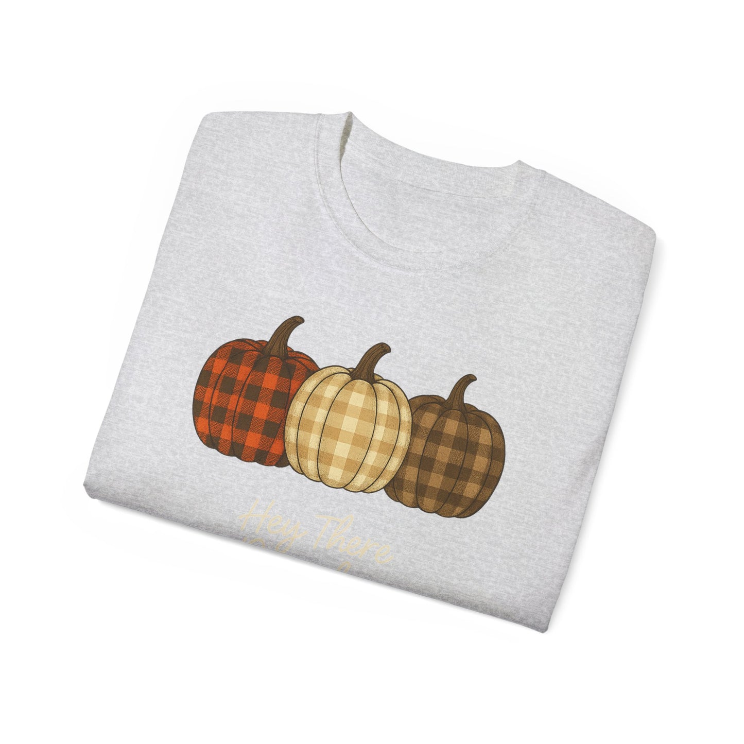 Customizable slogan Pumpkin T-Shirt | Plaid Pumpkin Fall Tee 🍂 | Cute Autumn Outfit | Cozy Fall Shirt | Pumpkin Patch Top | Trending Fall Aesthetic 2025