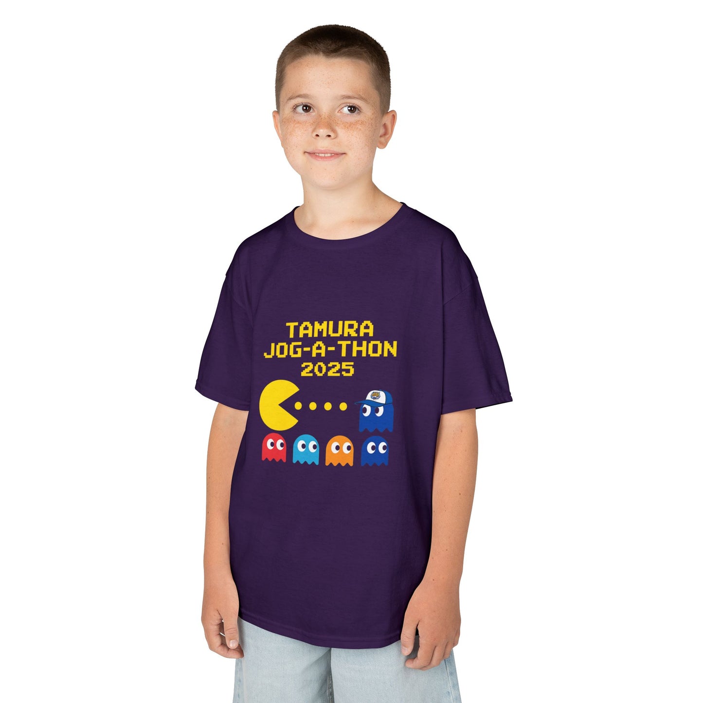 Custom Tamura Jog-A-Thon 2025 Retro PAC-MAN Shirt | School Spirit Tee | Race Day Fundraiser T-Shirt | Unisex Graphic Tee