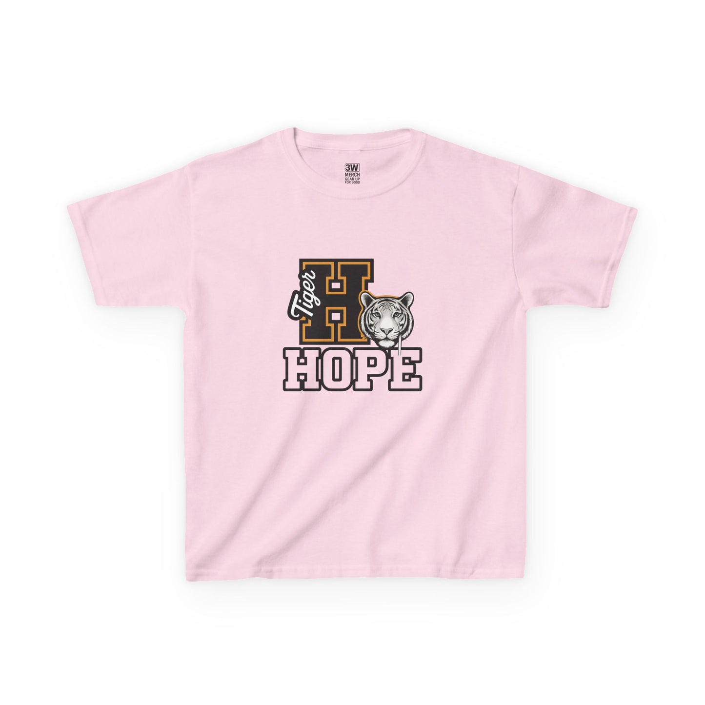 Tiger Hope Kids Tee, Fun Children's Shirt, Supportive Tiger Graphic Tee, Perfect for Birthdays, School Events, Youth Apparel